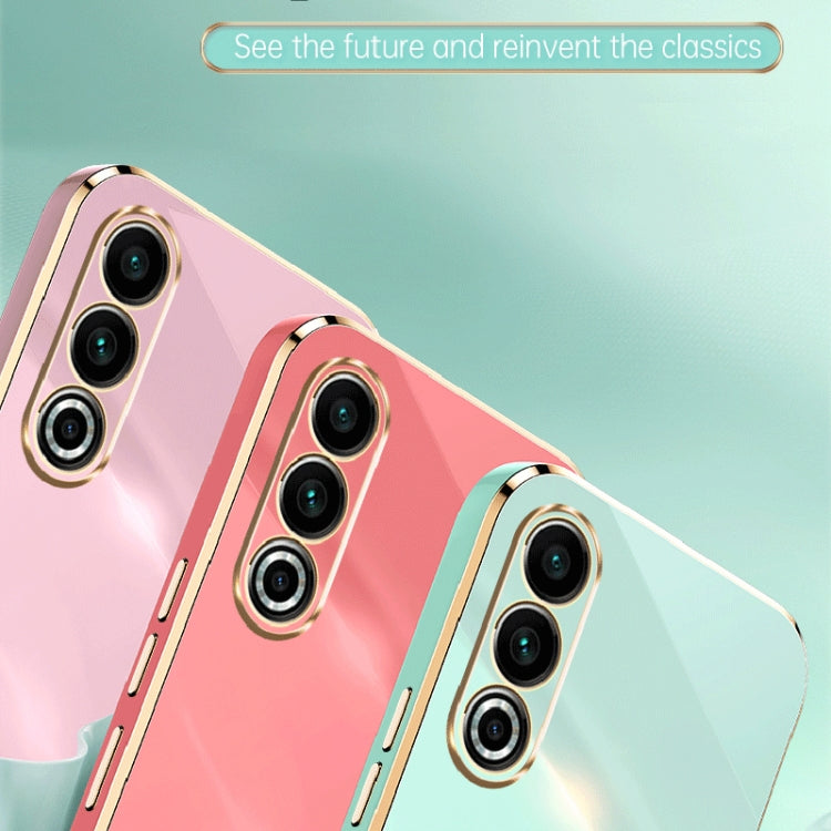 For Meizu 20 5G XINLI Straight Edge 6D Electroplate TPU Phone Case(Celestial Blue)
