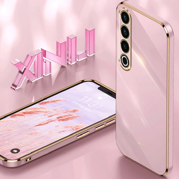 For Meizu 20 Pro 5G XINLI Straight Edge 6D Electroplate TPU Phone Case(Celestial Blue)