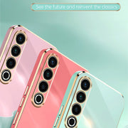 For Meizu 20 Pro 5G XINLI Straight Edge 6D Electroplate TPU Phone Case(Pink)