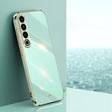For Meizu 20 Pro 5G XINLI Straight Edge 6D Electroplate TPU Phone Case(Mint Green) - More Brand by XINLI | Online Shopping South Africa | PMC TechLife | Buy Now Pay Later Mobicred
