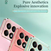For Xiaomi Redmi K70 XINLI Straight Edge 6D Electroplate TPU Phone Case(Celestial Blue)