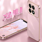 For Xiaomi Redmi K70 XINLI Straight Edge 6D Electroplate TPU Phone Case(Celestial Blue)