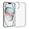For iPhone 16 Plus Shockproof Non-slip Thickening TPU Phone Case(Transparent) - More iPhone Cases by PMC TechLife | Online Shopping South Africa | PMC TechLife