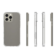 For iPhone 16 Pro Max Shockproof Non-slip Thickening TPU Phone Case(Transparent)