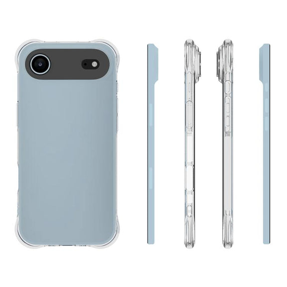 For iPhone 17 Air Shockproof Non-slip Thickening TPU Phone Case(Transparent)