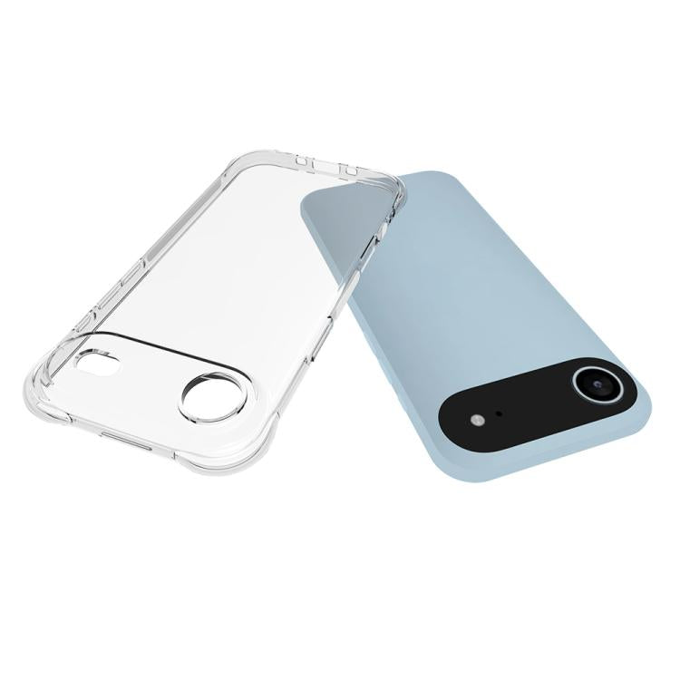 For iPhone 17 Air Shockproof Non-slip Thickening TPU Phone Case(Transparent)