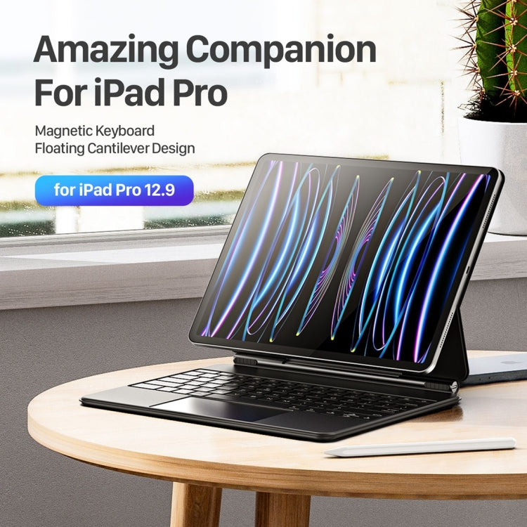 DUX DUCIS MK Series Floating Magnetic Keyboard Tablet Leather Case For iPad Pro 12.9 2020