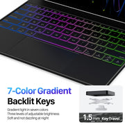 DUX DUCIS MK Series Floating Magnetic Keyboard Tablet Leather Case For iPad Pro 12.9 2020