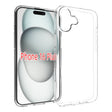 For iPhone 16 Plus Waterproof Texture TPU Phone Case(Transparent) - More iPhone Cases by PMC TechLife | Online Shopping South Africa | PMC TechLife
