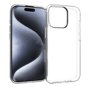 For iPhone 16 Pro Water-resistant Texture TPU Phone Case(Transparent)