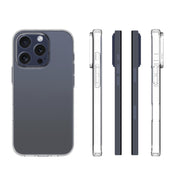 For iPhone 16 Pro Water-resistant Texture TPU Phone Case(Transparent)