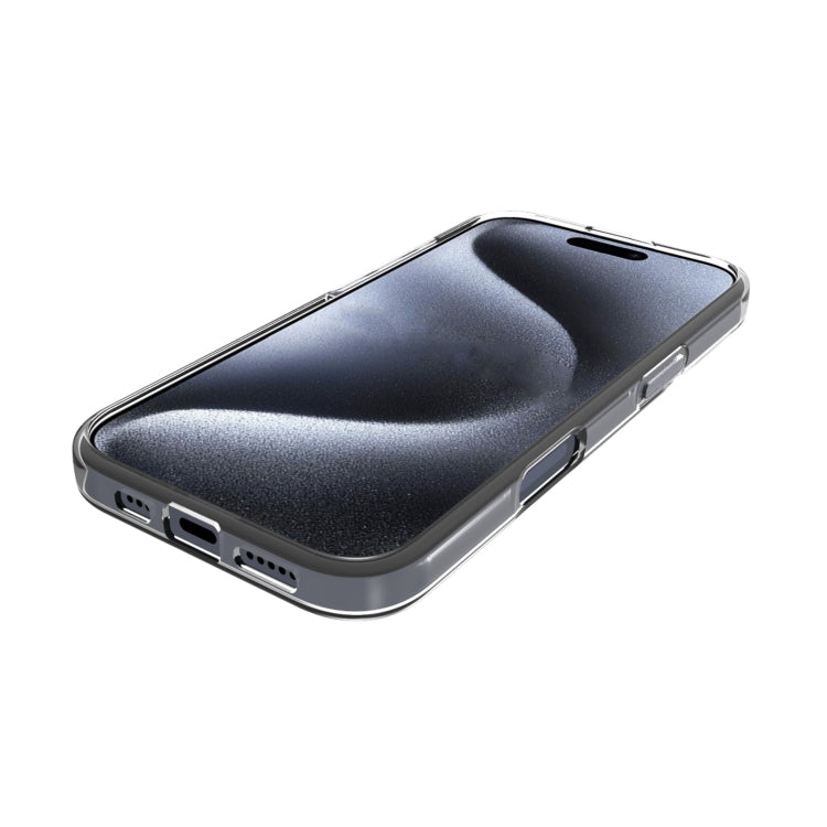 For iPhone 16 Pro Water-resistant Texture TPU Phone Case(Transparent)