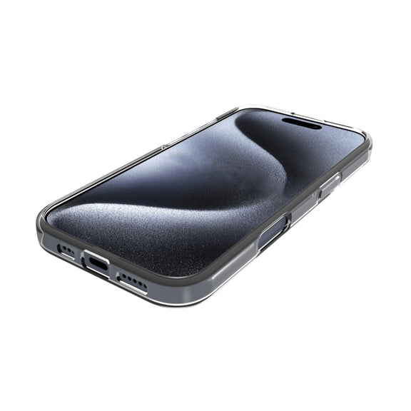 For iPhone 16 Pro Water-resistant Texture TPU Phone Case(Transparent)