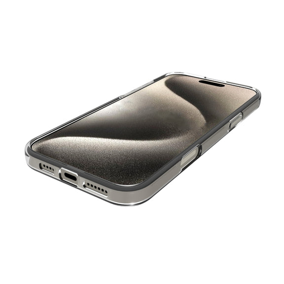 For iPhone 16 Pro Max Water-resistant Texture TPU Phone Case(Transparent)