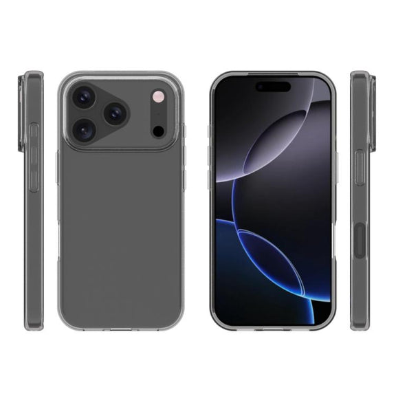 For iPhone 17 Pro Water-resistant Texture TPU Phone Case(Transparent)
