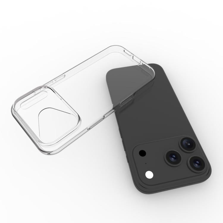 For iPhone 17 Pro Water-resistant Texture TPU Phone Case(Transparent)