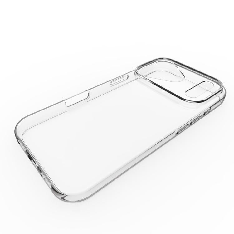 For iPhone 17 Pro Water-resistant Texture TPU Phone Case(Transparent)