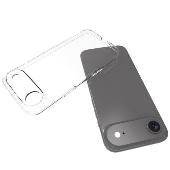 For iPhone 17 Air Water-resistant Texture TPU Phone Case(Transparent)