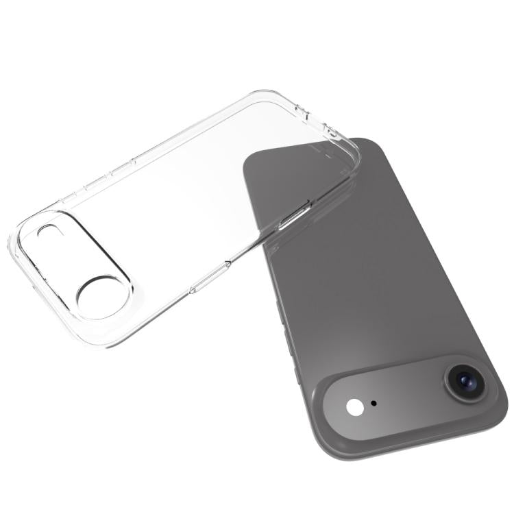 For iPhone 17 Air Water-resistant Texture TPU Phone Case(Transparent)