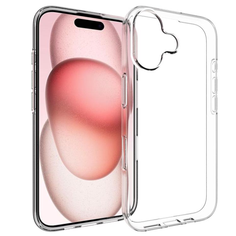 For iPhone 17 Water-resistant Texture TPU Phone Case(Transparent)