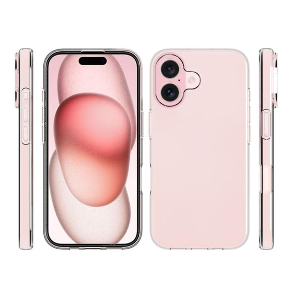 For iPhone 17 Water-resistant Texture TPU Phone Case(Transparent)