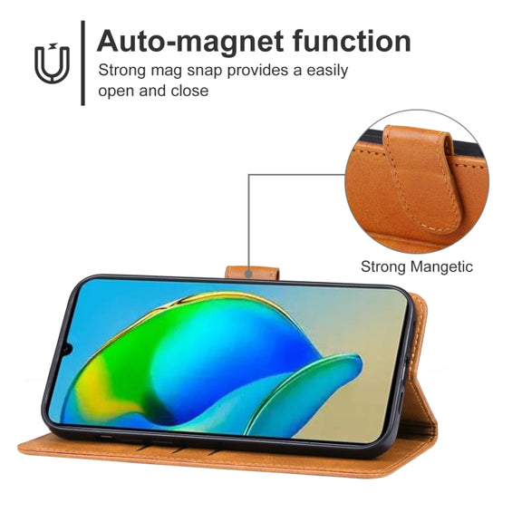 For ZTE Blade V41 Smart Leather Phone Case(Brown)
