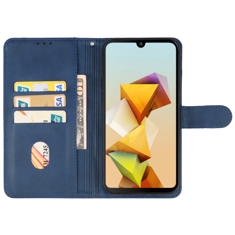 For ZTE Blade A33s Leather Phone Case(Blue)
