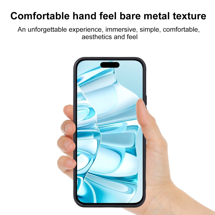 For iPhone 16 TPU Phone Case(Black)