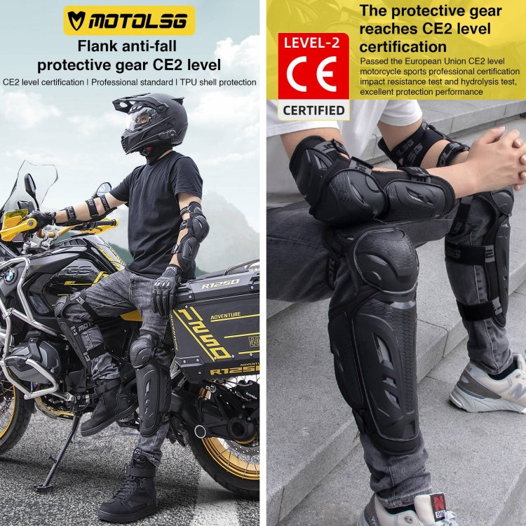 2 in 1 Knee Pads Motolsg Motorcycle Bicycle Riding Protective Gear
