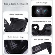 2 in 1 Elbow Pads Motolsg Motorcycle Bicycle Riding Protective Gear