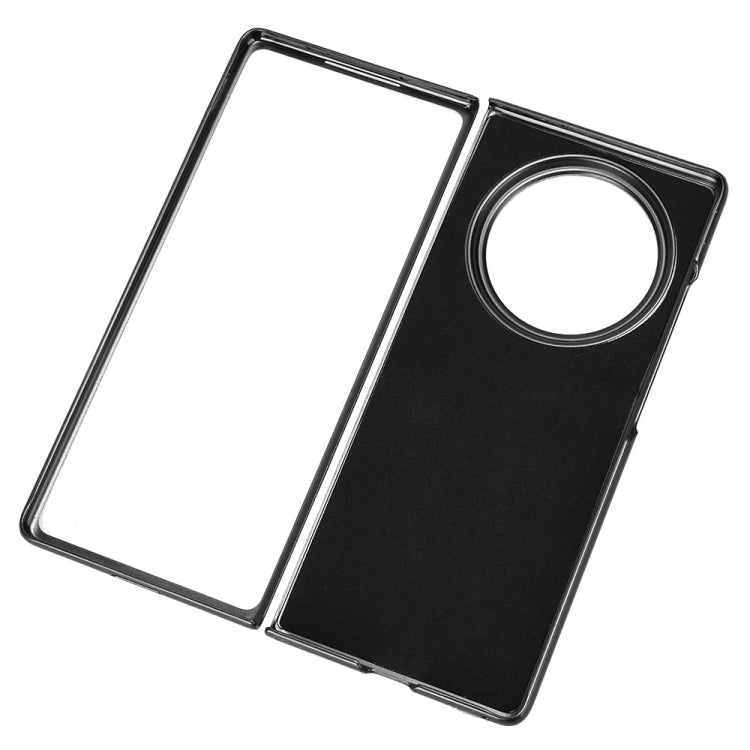 For vivo X Fold3 Litchi Texture Card Slots Back Cover Phone Case(Black)