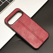 For Google Pixel 9 Sewing Cow Pattern Skin PC + PU + TPU Phone Case(Red)