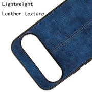 For Google Pixel 9 Sewing Cow Pattern Skin PC + PU + TPU Phone Case(Blue)