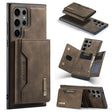 For Samsung Galaxy S24 Ultra 5G DG.MING M2 Series 3-Fold Multi Card Bag + Magnetic Phone Case(Coffee) - Galaxy S24 Ultra 5G Cases by DG.MING | Online Shopping South Africa | PMC TechLife | Buy Now Pay Later Mobicred