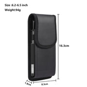 For 6.2 inch-6.5 inch Universally Litchi Texture Phone Carrying Pouch