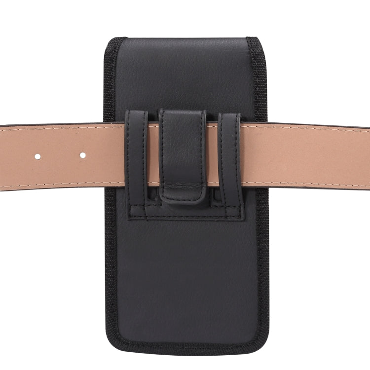 For 6.2 inch-6.5 inch Universally Litchi Texture Phone Carrying Pouch