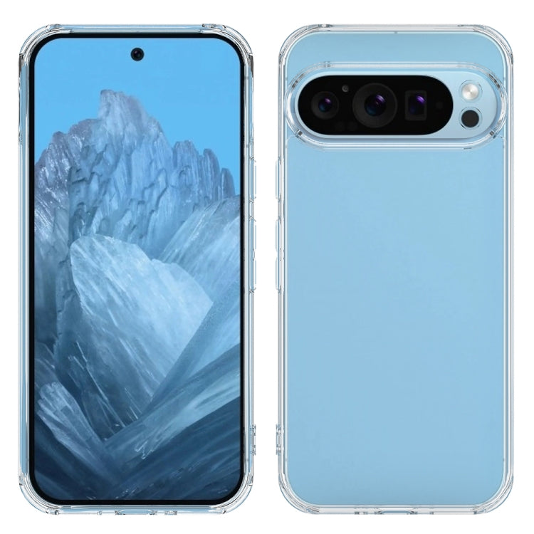 For Google Pixel 9 Pro XL Scratchproof Acrylic TPU Phone Case(Transparent)