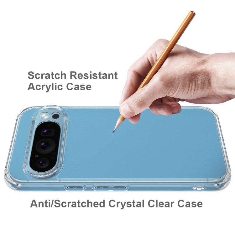 For Google Pixel 9 Pro XL Scratchproof Acrylic TPU Phone Case(Transparent)