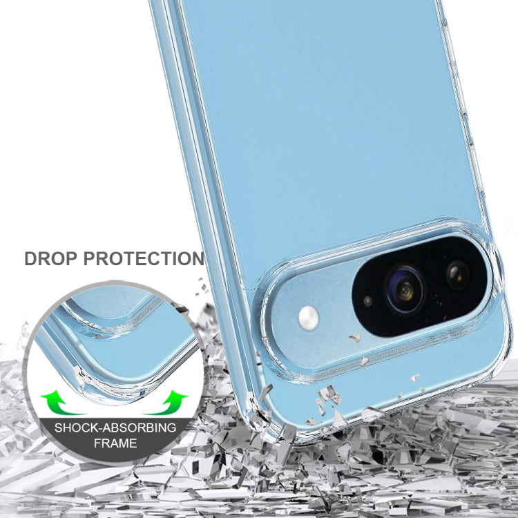 For Google Pixel 9 Scratchproof Acrylic TPU Phone Case(Transparent)