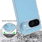 For Google Pixel 9 Scratchproof Acrylic TPU Phone Case(Transparent)