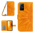 For Xiaomi Redmi Note 12S Skin Feel Sun Flower Embossed Flip Leather Phone Case with Lanyard(Yellow) - Xiaomi Cases by PMC TechLife | Online Shopping South Africa | PMC TechLife | Buy Now Pay Later Mobicred