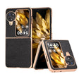 For OPPO Find N3 Flip Genuine Minol Nano Plating Phone Case(Black) - Find N3 Flip Cases by PMC TechLife | Online Shopping South Africa | PMC TechLife