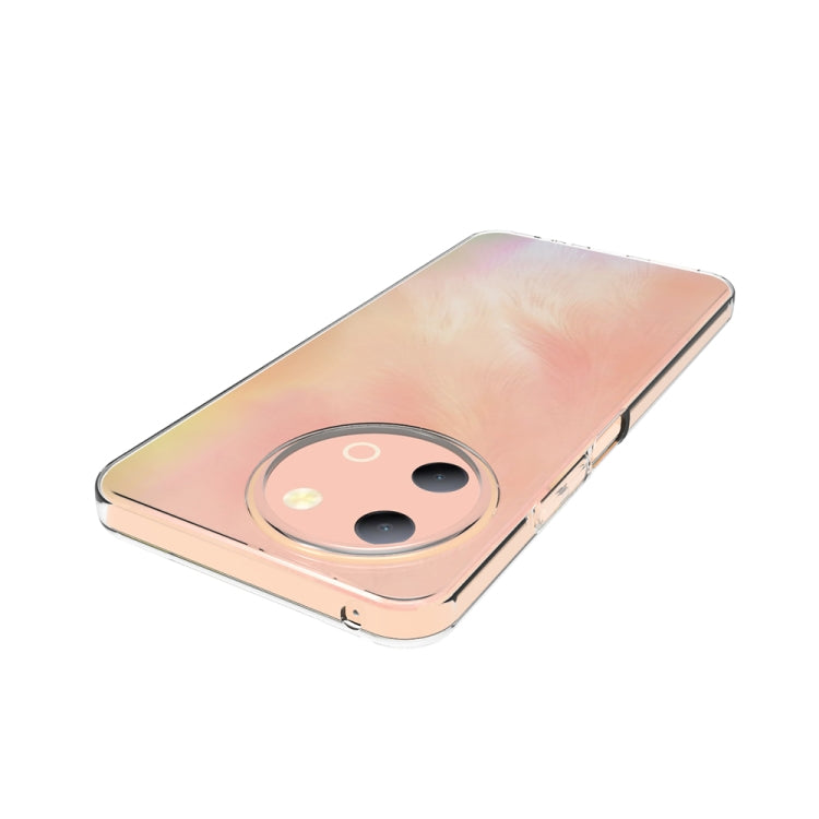 For vivo Y38 5G Water-resistant Texture TPU Phone Case(Transparent)