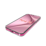 For Huawei Pura 70 Water-resistant Texture TPU Phone Case(Transparent)
