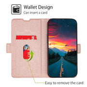 For Huawei Pura 70 Ultra-thin Voltage Side Buckle Horizontal Flip Leather Phone Case(Rose Gold)