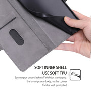 For Nokia C12 Ultra-thin Voltage Side Buckle Horizontal Flip Leather Phone Case(Black)