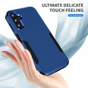 For Samsung Galaxy A14 5G / A14 4G TPU + PC Shockproof Protective Phone Case(Royal Blue + Black)