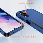 For Samsung Galaxy A14 5G / A14 4G TPU + PC Shockproof Protective Phone Case(Royal Blue + Black)