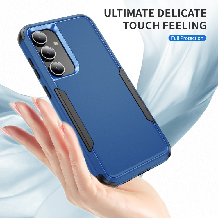 For Samsung Galaxy S24 5G TPU + PC Shockproof Protective Phone Case(Royal Blue + Black)