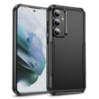 For Samsung Galaxy S24 5G TPU + PC Shockproof Protective Phone Case(Black) - Galaxy S24 5G Cases by PMC TechLife | Online Shopping South Africa | PMC TechLife